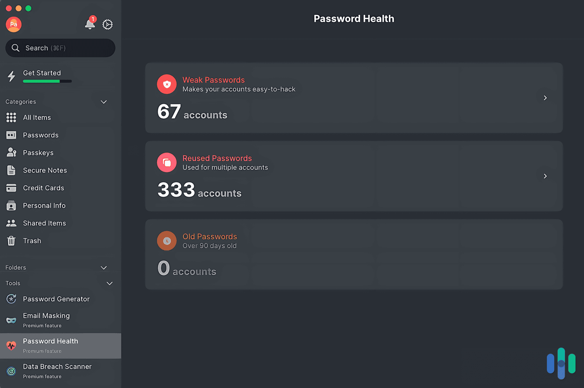 NordPass recommends which passwords we should update immediately. - Product Header Image