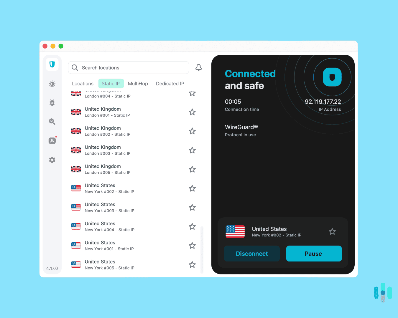Surfshark’s static IP and other extra VPN features make it a better VPN than those from antivirus-first brands we tested.